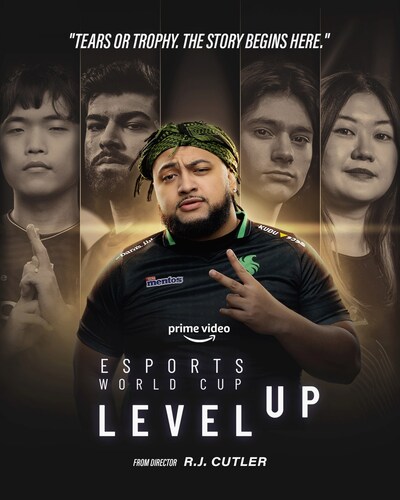 Emmy-Winning Director R.J. Cutler's Docuseries Esports World Cup: Level Up Premieres June 6 on Prime Video